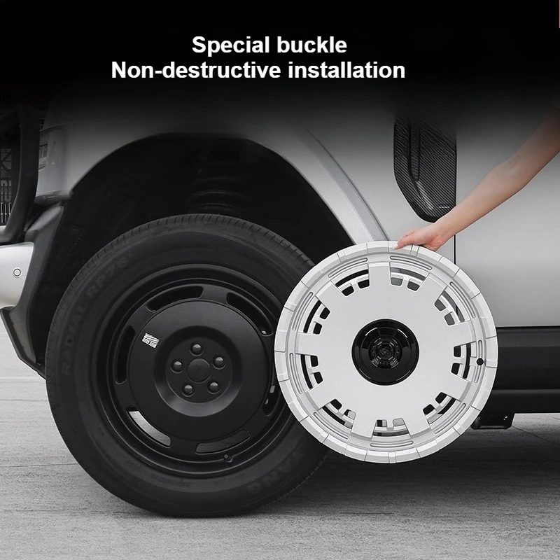 لشيري iCAR V23 2025 2026 غطاء عجلة السيارة الجبهة الخلفية استبدال غطاء الاطارات تعديل عجلة السيارات الملحقات #4