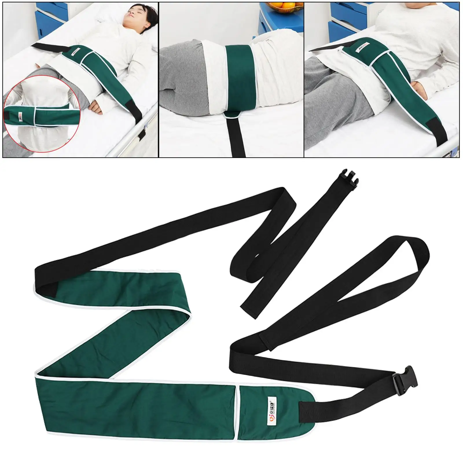 Bed Restraining Strap Fall Prevention Waist Belt for Patient