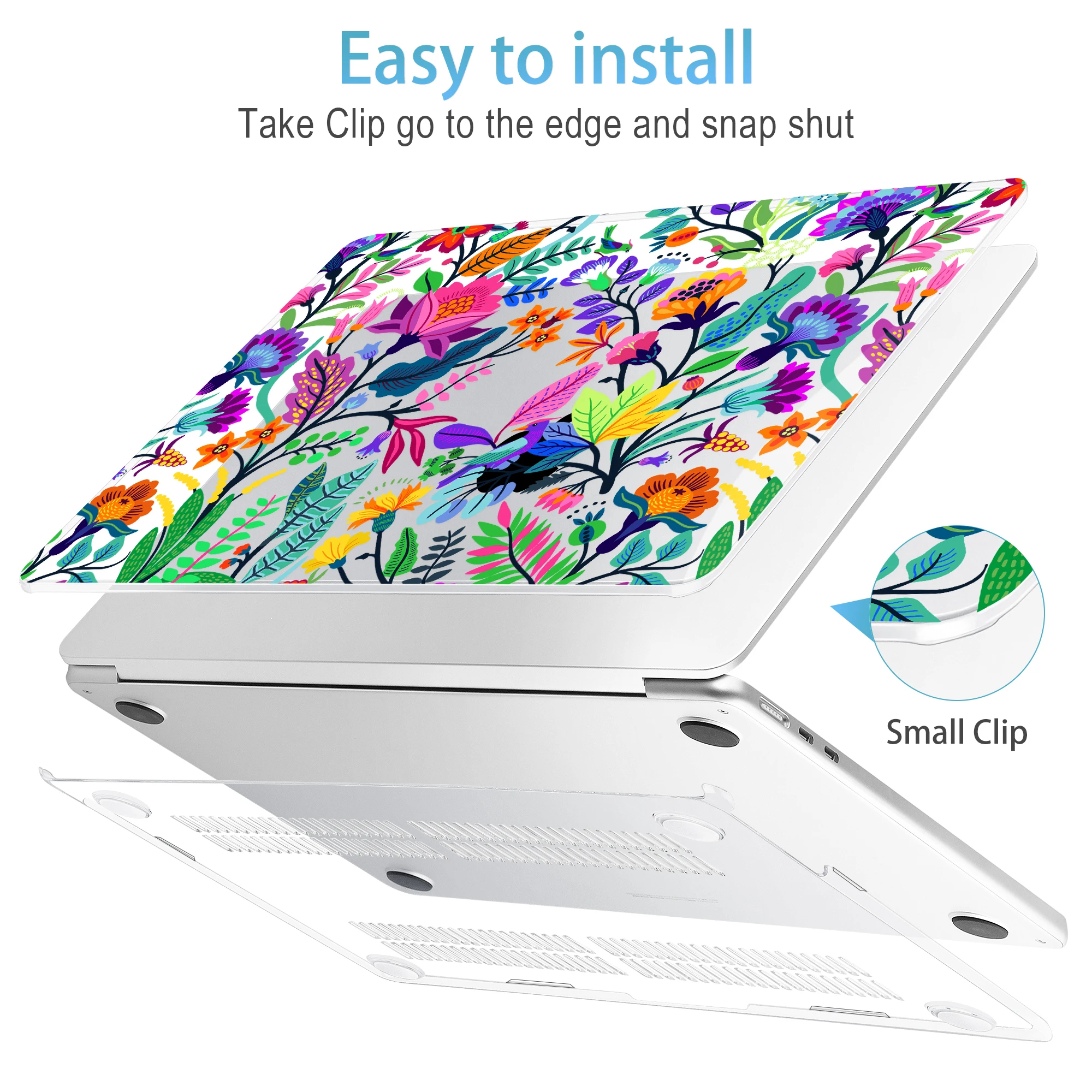 Flourishing Flower Case For Macbook 2025 M4 air 2022 Air 13 A3240 A2681 M2 Air 15 A3241 M2 Pro 14 16 2023 M3 Pro M1 A2289 A2338