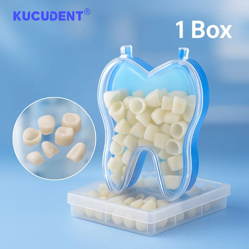 

50 шт., набор временных коронок для стоматологических корон для отбеливания коренных зубов, смоляные передние/закрытые виниры для отбеливания зубов корен