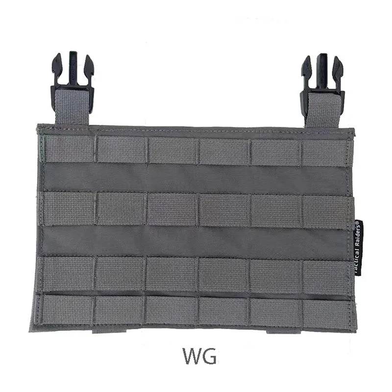 Outdoor FCSK LV119 Vest Panel Extension   AVS Vest Molle Expansion Equipment Carrier Modular Plate Accessories