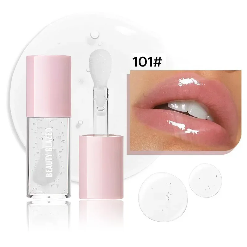 Schoonheid Geglazuurde Zwarte Lip Olie Hydraterende Lip Plumping Lipgloss Lippenstift