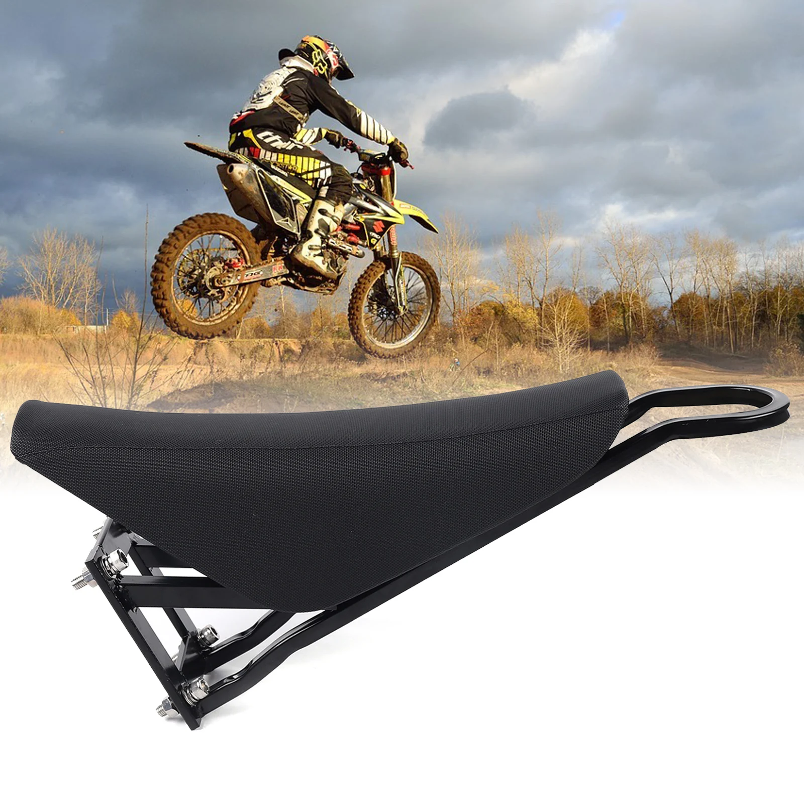 Motorcycle Style Seat For Stealth Bomber Electric Mountain Bike Beach Cruiser PU