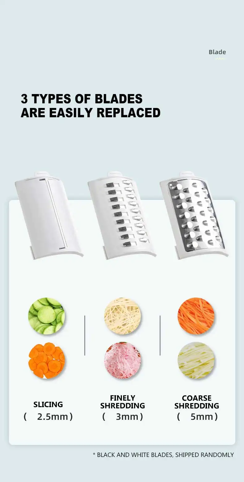 Fully Automatic Vegetable Cutter Household Electric Multifunctional Potato Shredder
