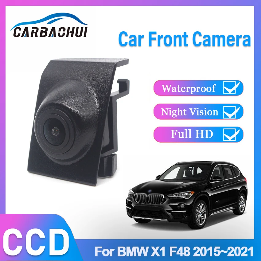 

170° 1080P CCD Night Vision High Quality Car Front View Camera For BMW X1 F48 2016 2017 Logo Mark Fisheye Lens HD Camera