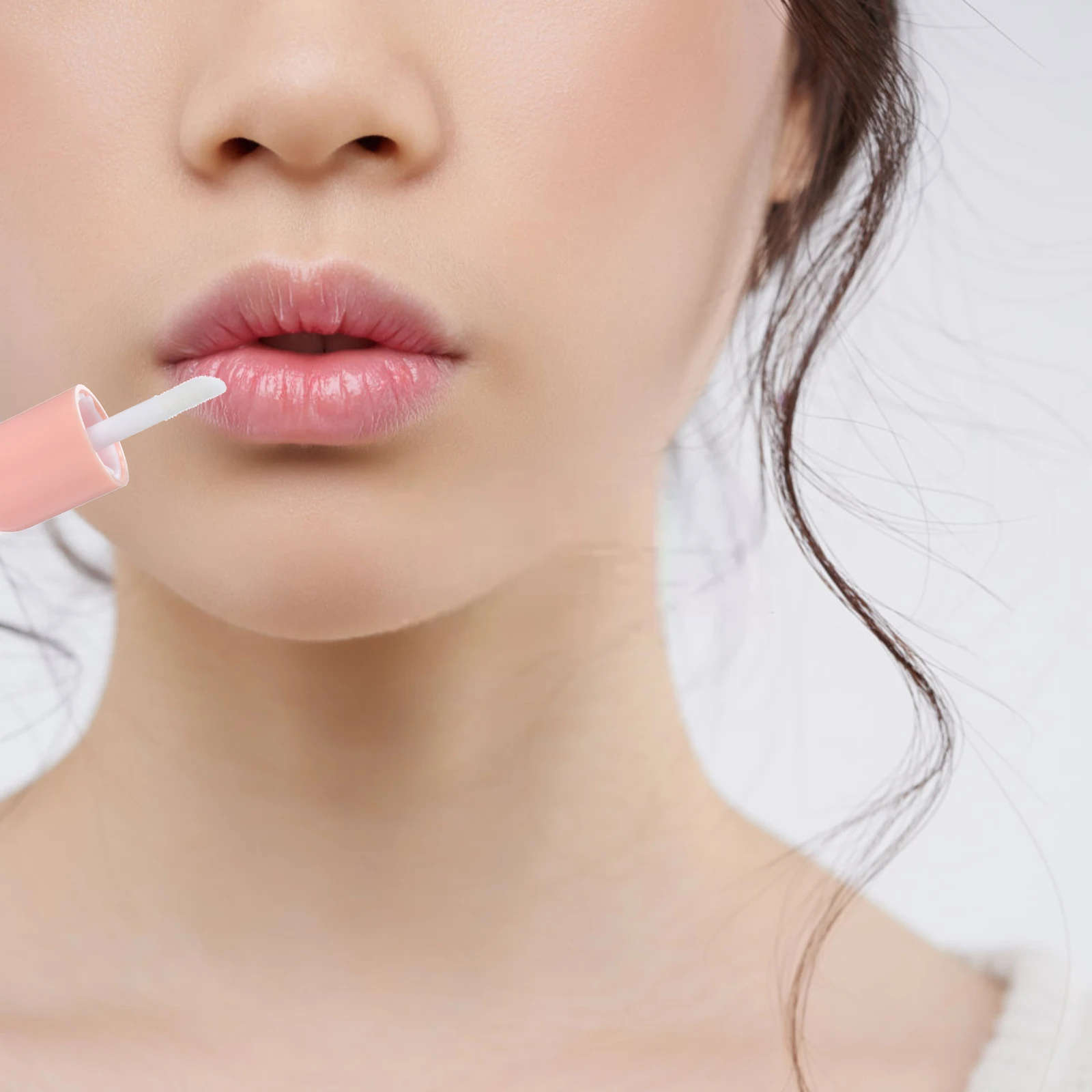 

10Pcs Pink Compact Diy Lip Gloss Bottles Durable Lip Glaze Sub Tubes Empty Lipstick Containers