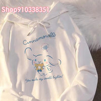 Cute Sweet Girls Women Hoodies Cinnamoroll Hoodie Spring New Sweatshirt Clothes Tops Fashion Y2k Long Sleeve Clothing Hip Hop