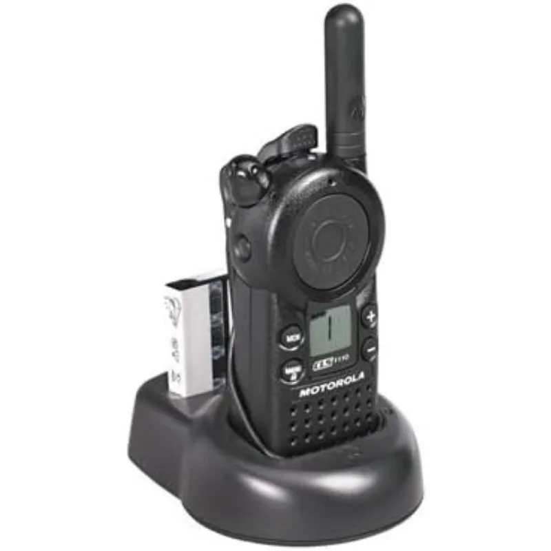 2 pak Motorola CLS1110 Walkie talkie Radio dua arah dengan headset