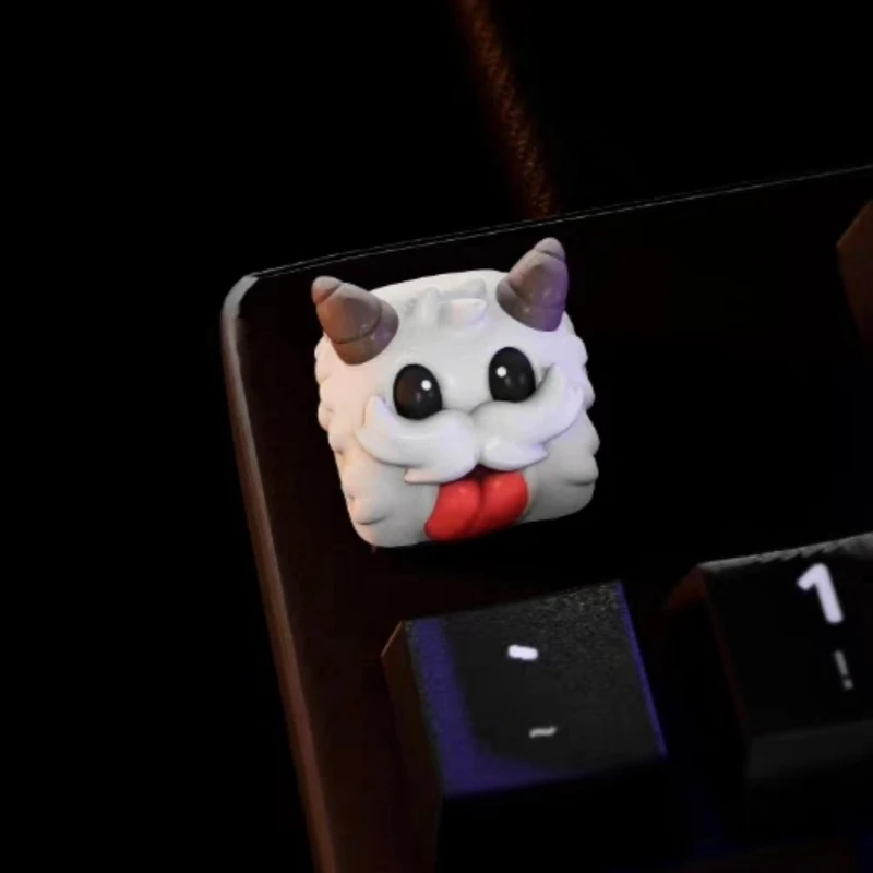 Imagem -05 - Original Resina Poro Keycaps para Teclado Mecânico Lol Criativo Personalizado Gaming E-sports Coleção Keycaps Presente de Aniversário