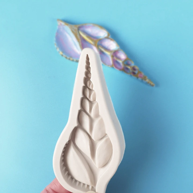 قالب سيليكون محارة حصان البحر Sugarcraft كب كيك الشوكولاته الخبز العفن فندان أدوات تزيين الكعكة