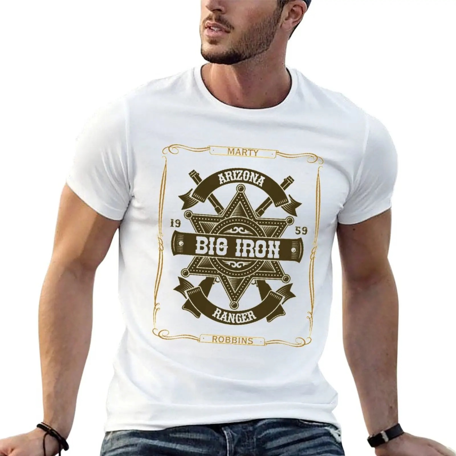 

Marty Robbins T-Shirt anime tshirt t shirts for man cotton soft T-Shirt