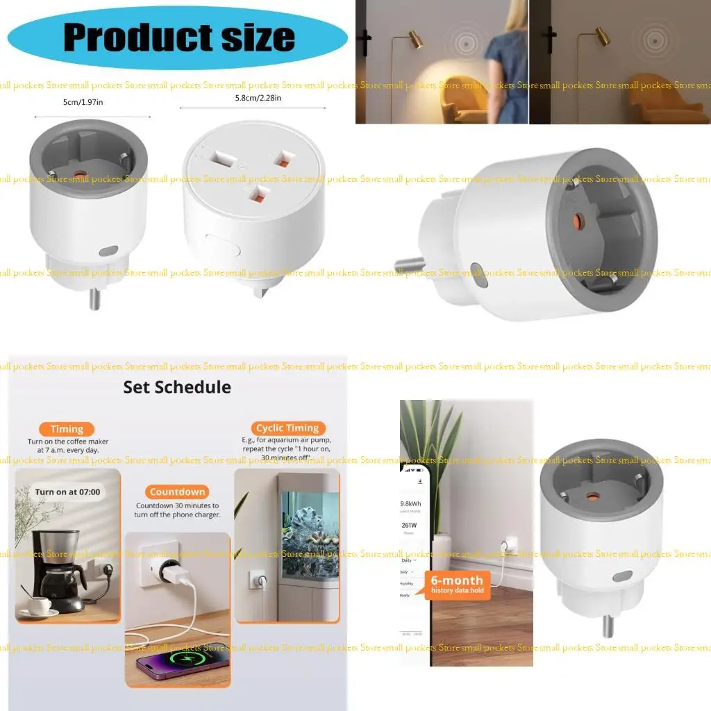 

R1WD Energy Monitoring Wi -Fi Plugs для эффективного управления приборами