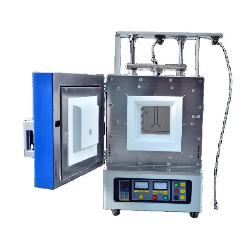 Small-Sized 1200-Degree Hot-Press Muffle Is Used For Metal Powder Die-Casting And Pressure Furnace Heat Treatment view 3