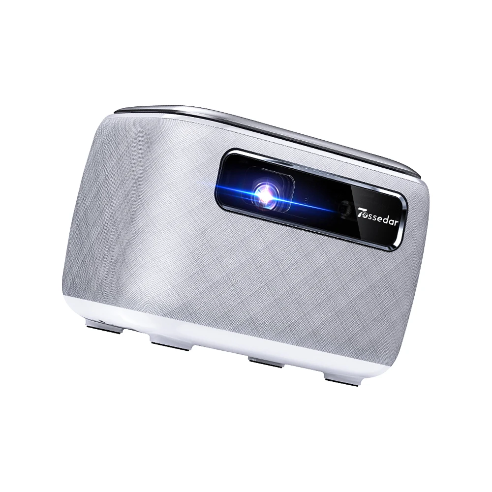 

2025 New TSD-V8 600ANSI 1080P HDR10 15600mAh Auto Focus Portable Home Office Off-Axis Projector With Professional Bass Speaker