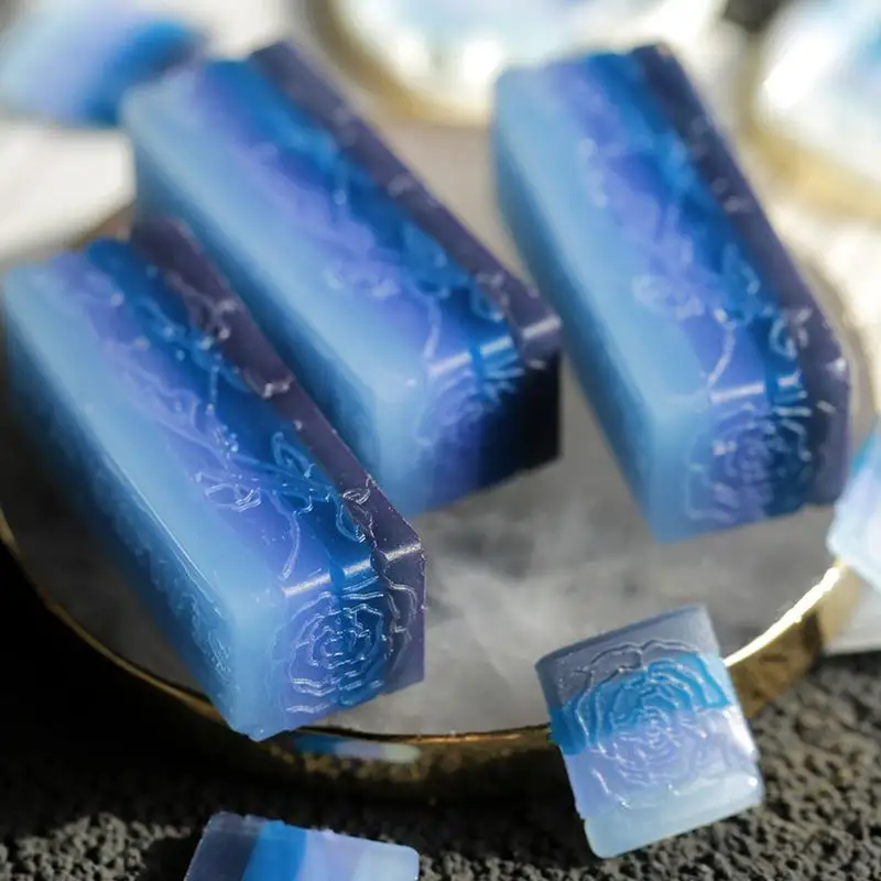 

Gradual Change Of Fire Paint Seal Wax Particles Floating Flowers, Envelope Sealing Fire Paint Particles Transparent Color Mixing