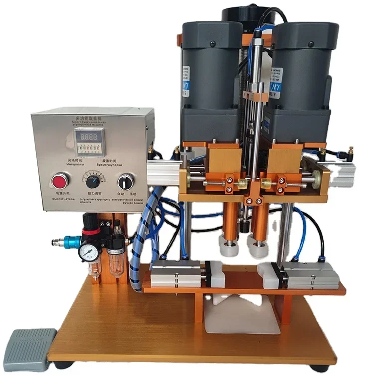 

automatic screw capping machine pump top capper/closing capping machine