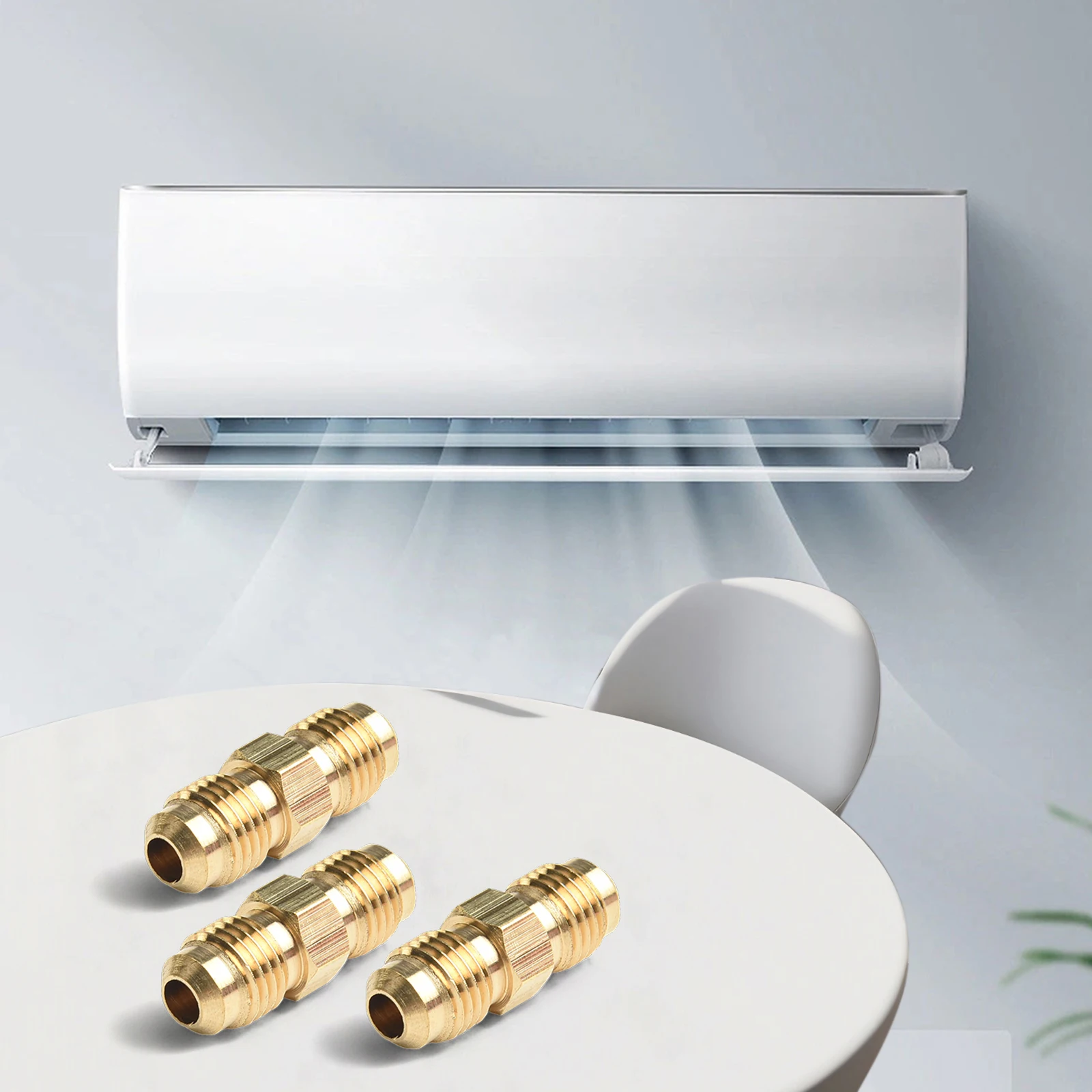 Left Double Nipple Coupling Gas Hose Connector Double Nipple Gas Hose Connector Left Handed Threads Left Handed Threaded Nut