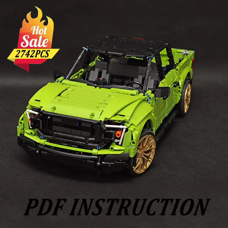 

Классический пикап Moc-78624, спортивный автомобиль F150, городской багги 42115, детская головоломка, игрушка «сделай сам», строительный блок, рождественский подарок Ki