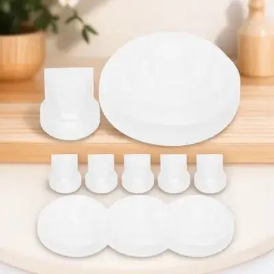 

1 set 1 Set Silicone Breast Pump Accessories Leak-Proof Sturdy Efficient Compatible Replacement Flange Inserts Diaphragm Valves