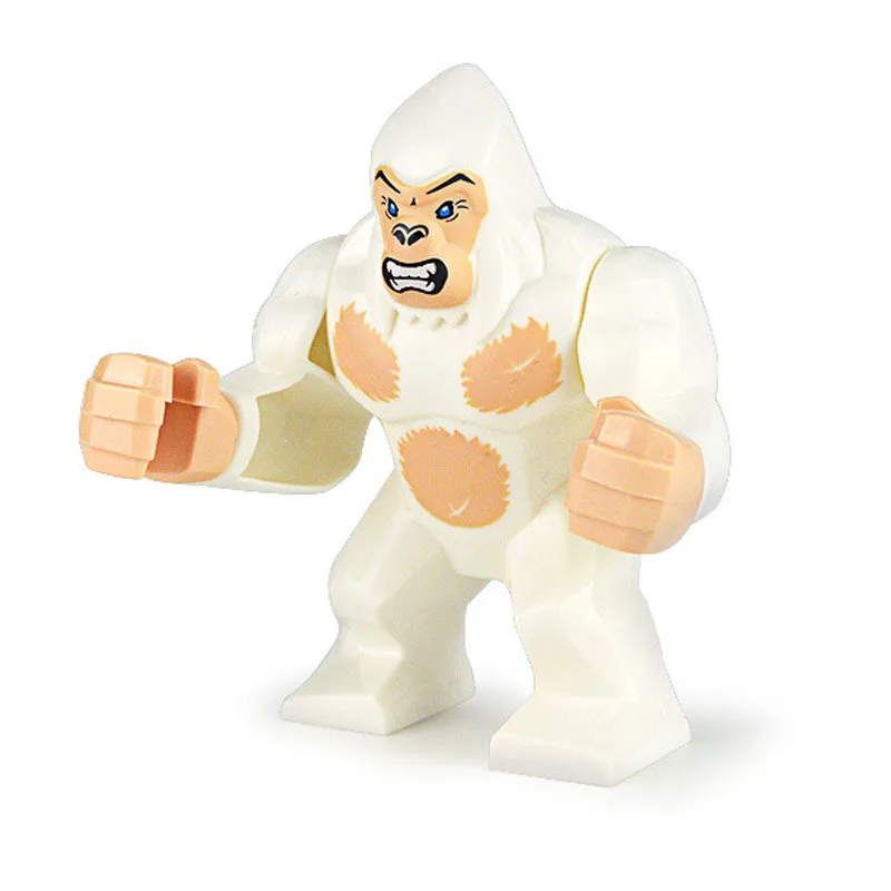 Die Zoo Afrikanische Tier Elefanten Kamel Hirsch Giraffe Gorilla Pferd Tiger Bausteine Mini Action Figure Ziegel Spielzeug Kinder Geschenk – Detail 3