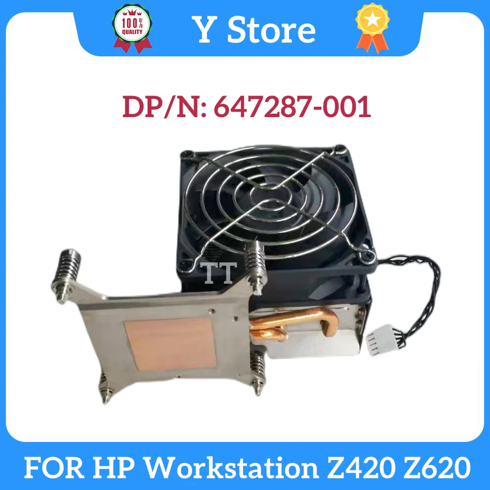 

Y Store Original FOR HP Workstation Z420 Z620 CPU Cooling Fan Assembly 647287-001 5-Pin LGA2011 Server CPU Heatsink Fast Ship