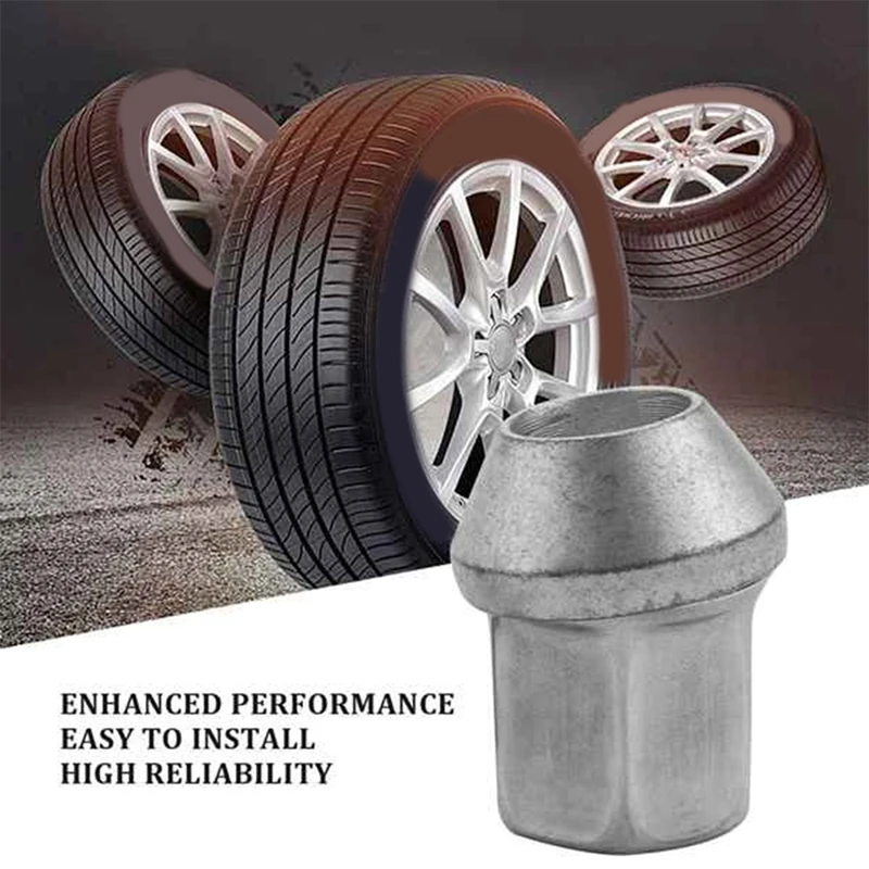 ●20Pcs Wheel Lug Bolt Stud Nut Fits LR001381 for New Land 2 Evoque Silver