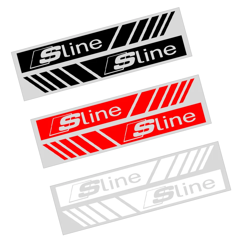 2PCS Car Side Mirror Sticker S Line Style Auto Rearview Mirror Decal For Audi B7 B5 B6 B8 B9 8P A3 A4 A5 A6 A7 A8 TT Q3 Q5 Q7 Q8 view 3