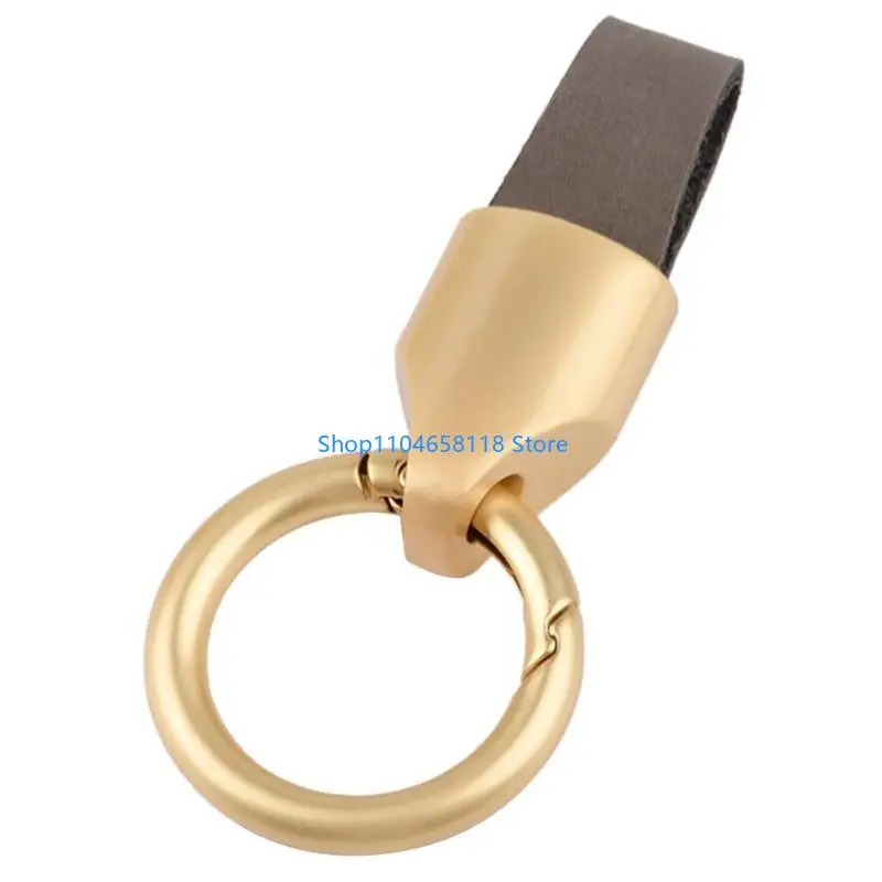 

PU Leather Car Keychain Keyfob Buckle Accessory for Bag Purse Backpack Decors