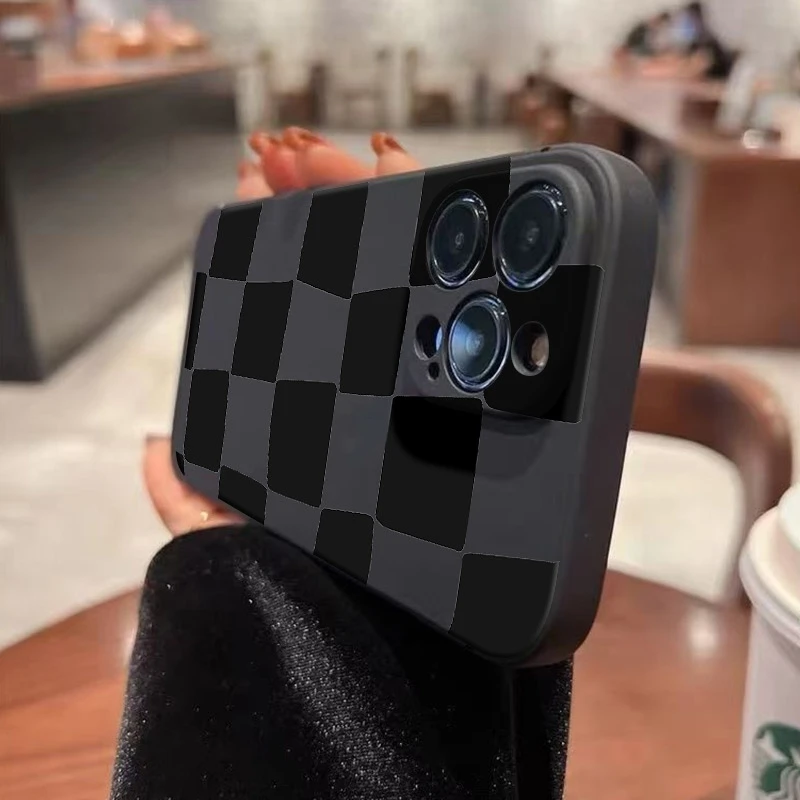 المربعات الملونة نمط طباعة الحالات الهاتف ل Xiaomi Poco F7 F5 F6 X7 X6 X5 Pro 5G M6 X3 F3 للصدمات سيليكون الحلوى الوفير غطاء