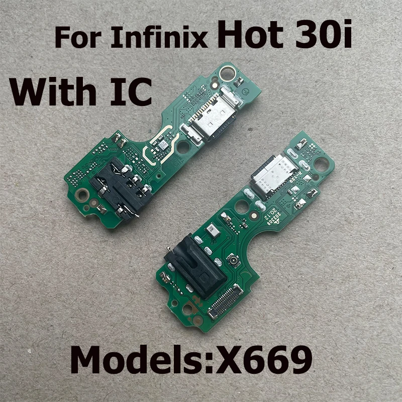 New For Infinix Hot 30 30i Play NFC 5G USB Charging Dock Board Connector Fast Charger Port Plug Flex Cable