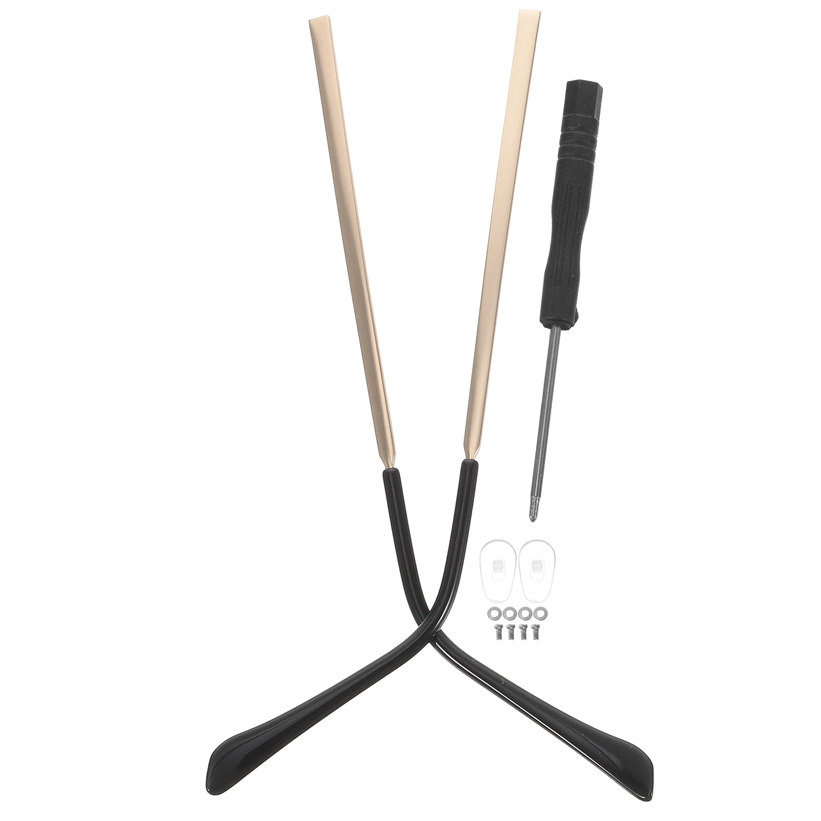 1 Pair Metal Glasses Arm Replacement Eyeglasses Legs Universal Fit For Sunglasses Repair Non-Slip Design Eyeglass Parts Labor