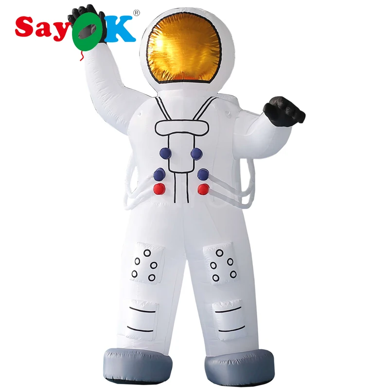 2m/3m/4m Spaceman Inflatable Astronaut Characters For Planetarium Exhibition/advertising Display/event