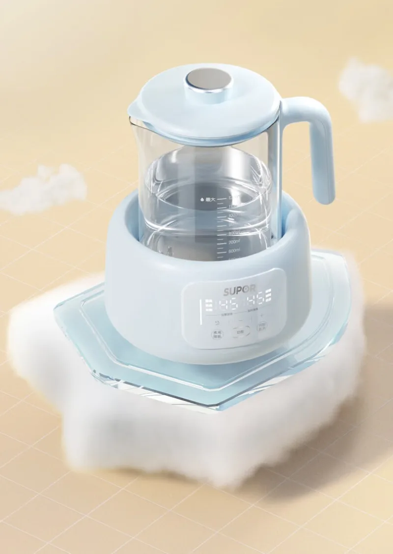 Thermostatic Kettle Milk Bubble Thermostatic Kettle Milk Warmer Household Automatic Insulation Supor Thermostatic Kettle 1.2L