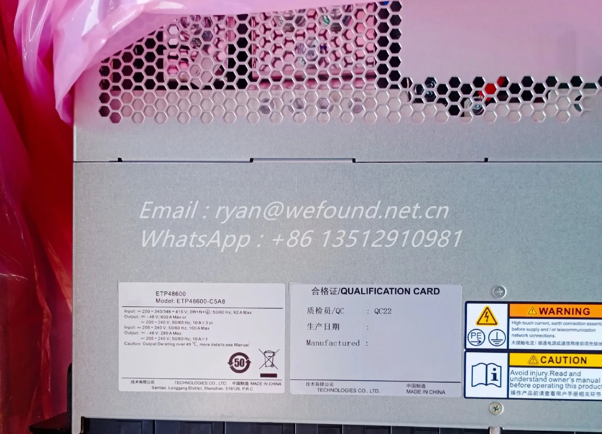 ETP48600-C5A8 Embedded Telecom Power System,Modify the price according to the specific configuration