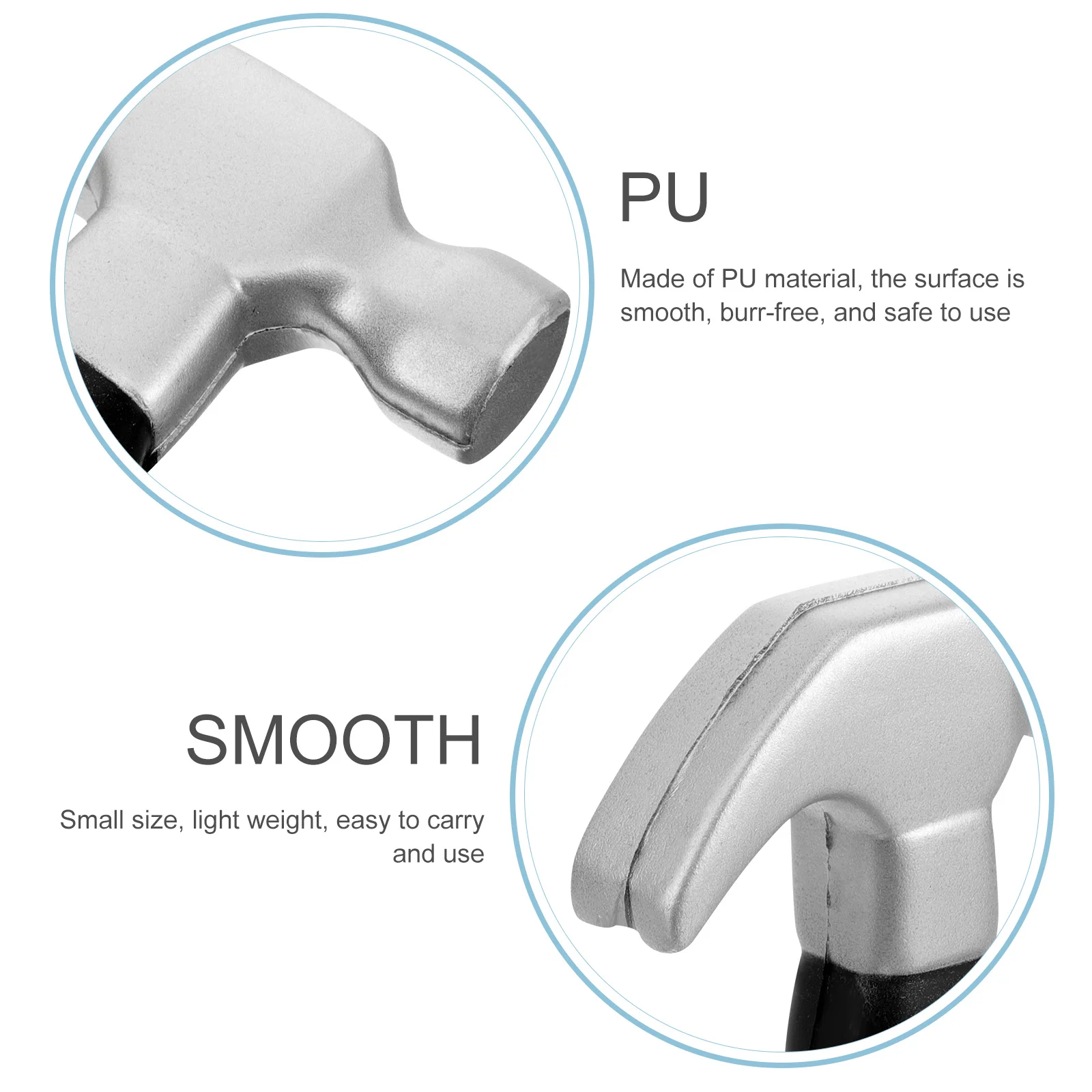 小さなハンマーのおもちゃ 2 個ミニマレットツール子供のためのゴールデンゲームパーティーの記念品印刷可能なポリウレタン子供のおもちゃギフト