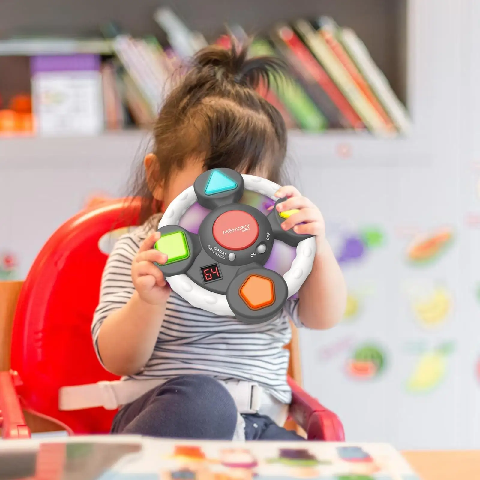 Klassieke Elektronische Memory Spel Met Verlichting Sound Handheld Controller Volg De Reeks Knipperen Voor Kinderen Peuter Kids