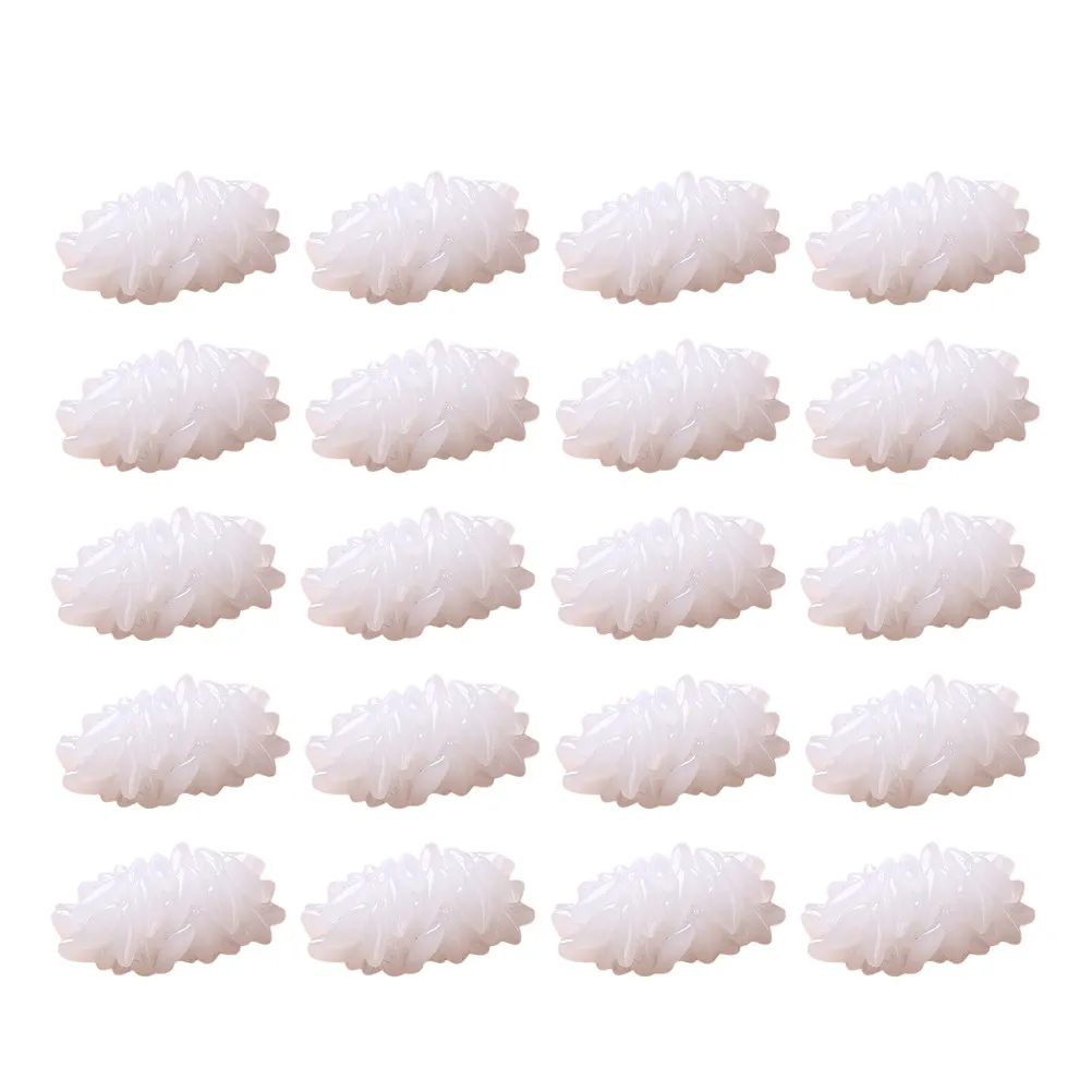 

24Pcs Realistic Rice Prop Artificial Rice Adornment for Bakery Shop Showcase Food Exhibition Photography Props