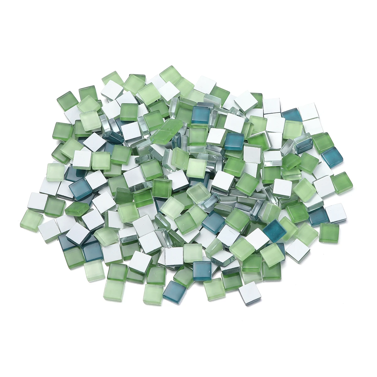 

300pcs Mosaic Decorative Materials Colorful Glass Wall Tile Waterproof Heat-Resistant Diy Sticker For Kitchen Bathroom Living