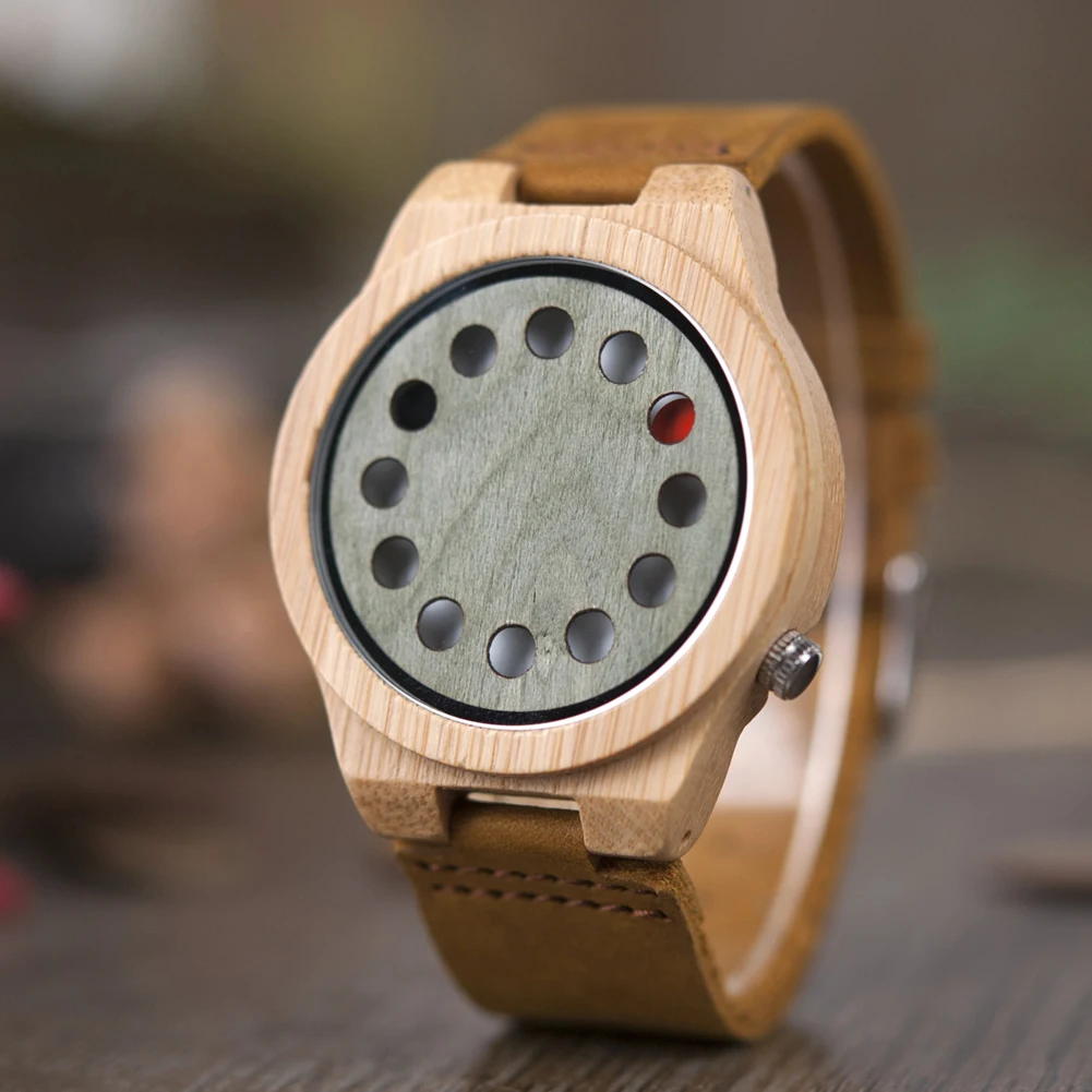 

BOBO BIRD Classic Handmade Wood Watches For Man Casual Fashion Customize Quartz Men's Wristwatches Wooden Gift Box Dropshipping