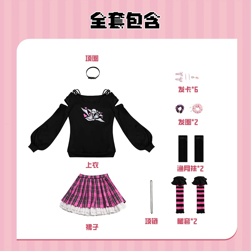 Mooyiyi cos Rin تأثيري حلي لجميع القديسين عيد الميلاد لعب الأدوار حفلة المعرض الهزلي لعبة PJSK حجم XS-XXL حديثا