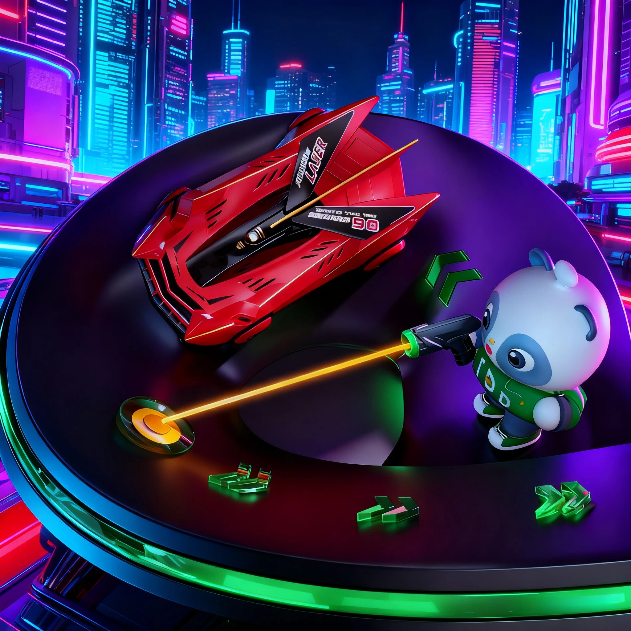 Carro de escalada de parede RC anti-gravidade para crianças - luz laser perseguindo 2.4G USB recarregável brinquedo dublê presente de feriado