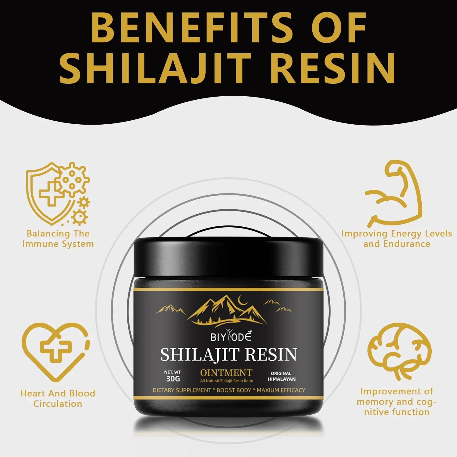 Suplemento de resina Shilajit  - Shilajit Resin Pure avaliação e preço