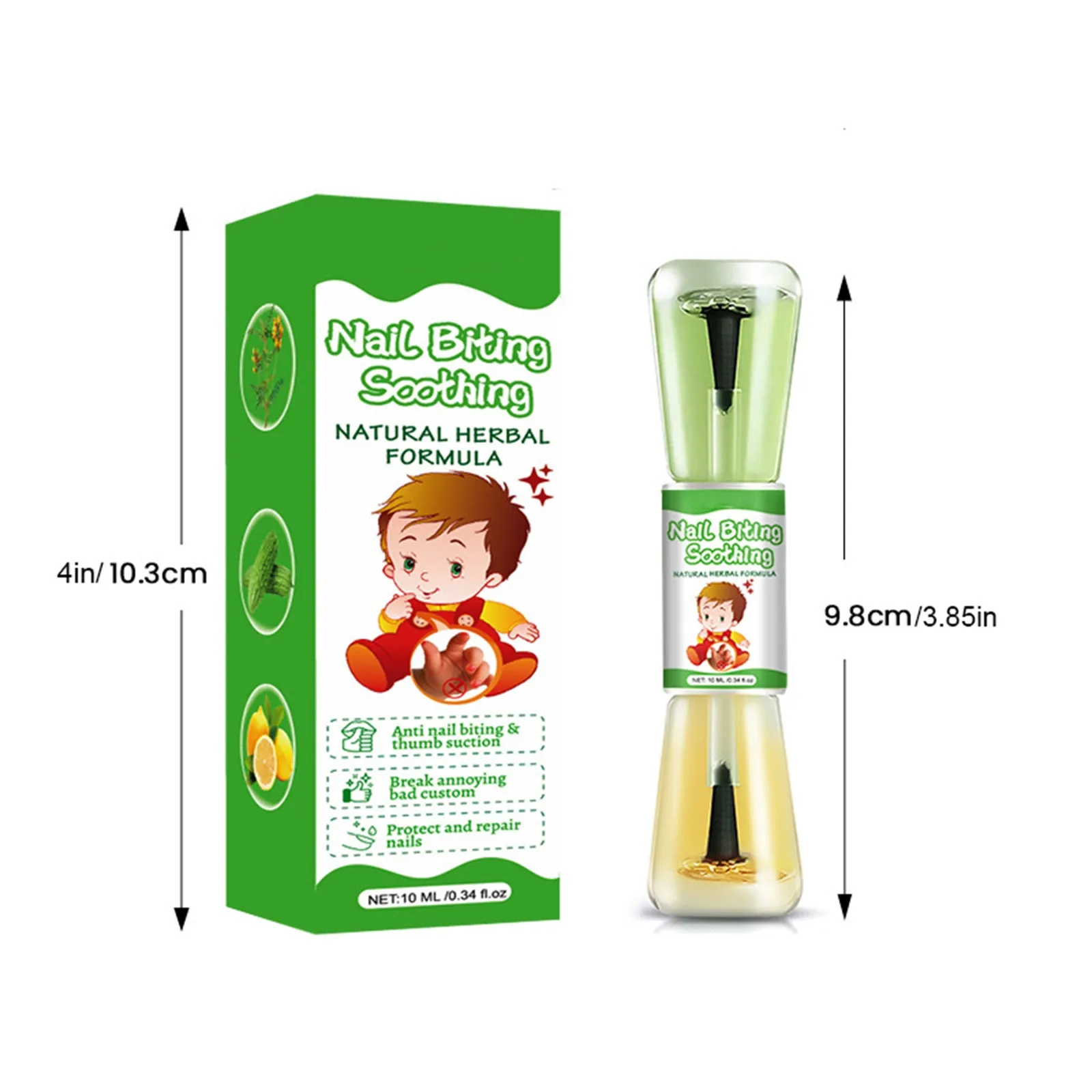 10ml Stop Nail Biting Water, Bitter Nail Water Helps Correct Nail Biting Behavior, Safty Thumb Sucking Stop For Kids Children