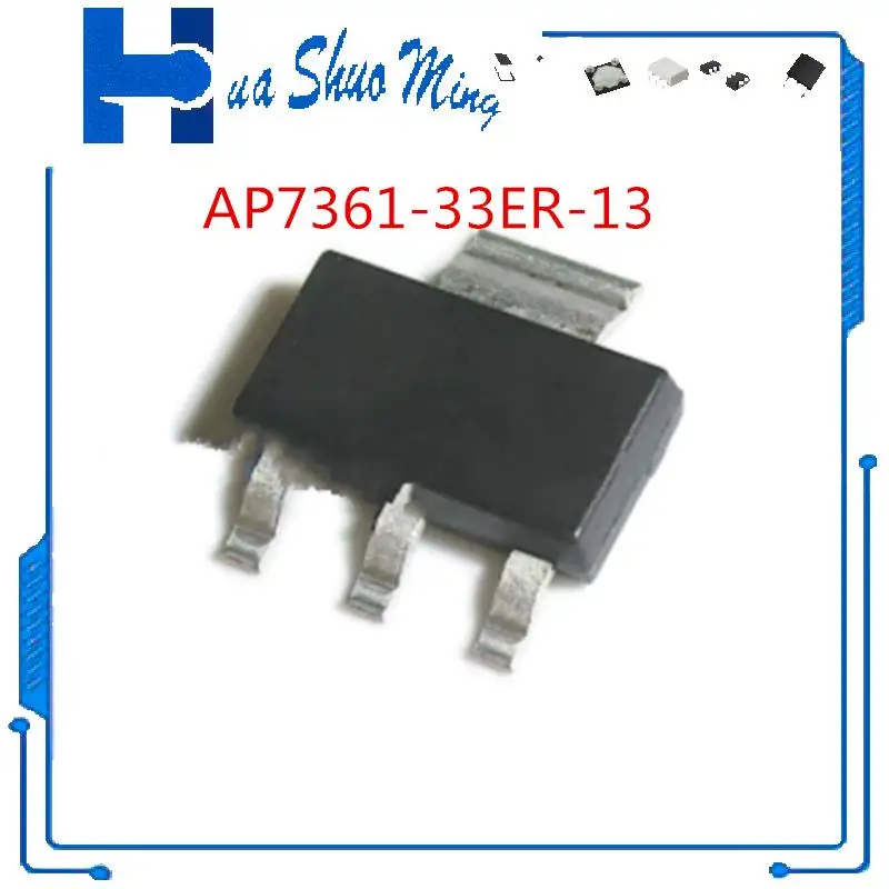 5 TEILE/LOS AP7361-33ER-13 AP7361-33ER 61R-33 AP7361-33 SOT223