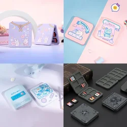 Hard Shell Game Cards Storage Box Protective Case Holder For Nintendo Switch 2/NS Oled Lite Memory TF Store Cover Accessories