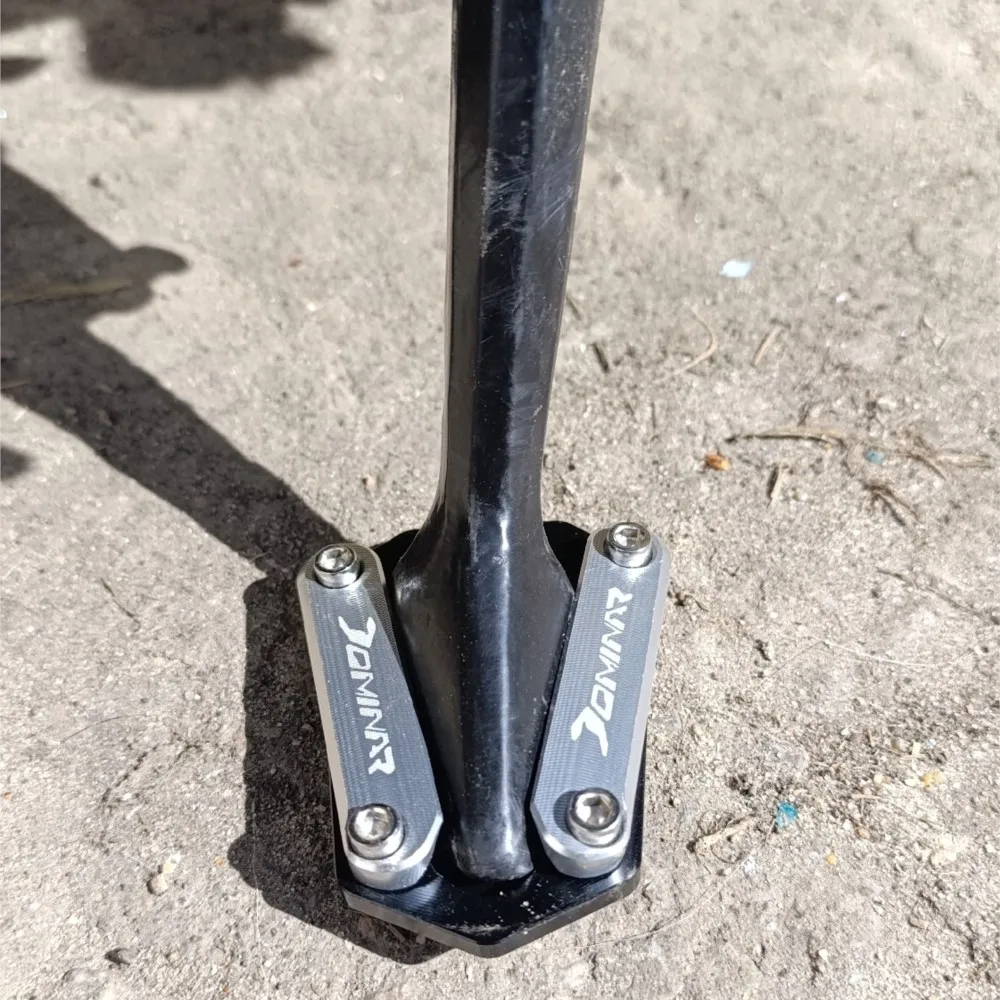 For BAJAJ DOMINAR 250/400 2017-2024 2025 2026 All YEAR DOMINAR 250 450 Motorcycle Side Stand Enlarge Pad Plate Kickstand Parts