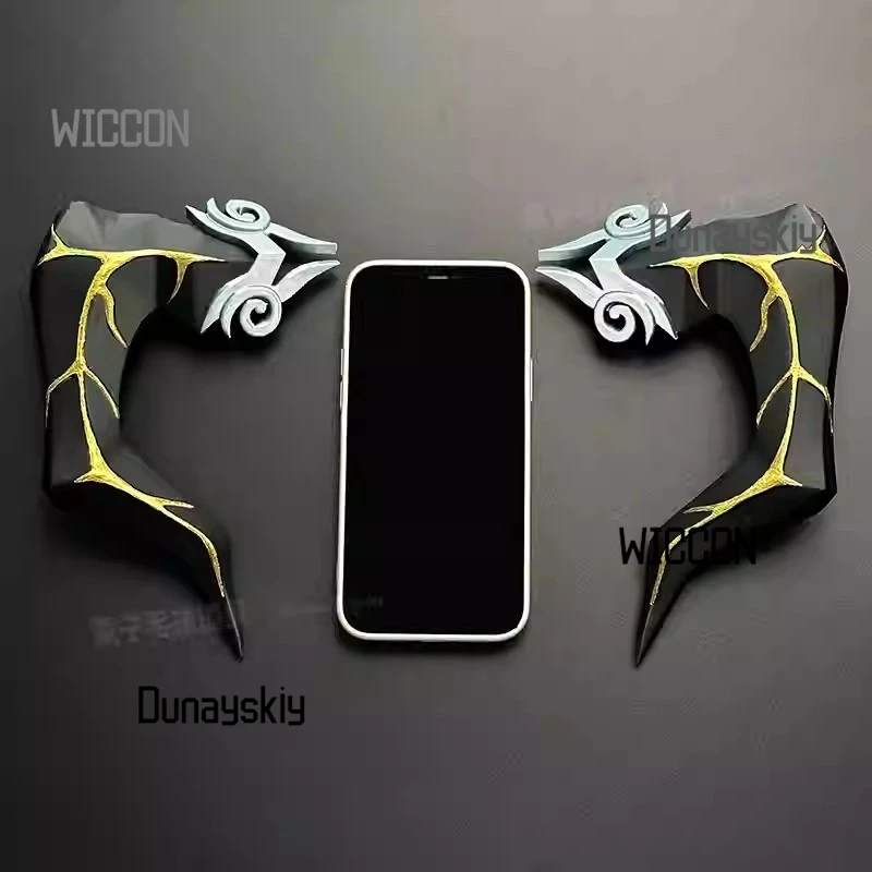 Arrebol كوس مخزن هونكاي ستار السكك الحديدية كونستانس الداليا تأثيري القرن الدعامة رأس التنين ثلاثية الأبعاد شعر مستعار مطبوع حفلة الهالوين ‌ ‌ ‌ ‌ ‌