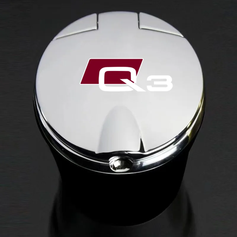 

Portable car ashtray with LED light detachable car ashtray For AUDI Q3 2012 2013 2016 A4 A6 Car Accessories