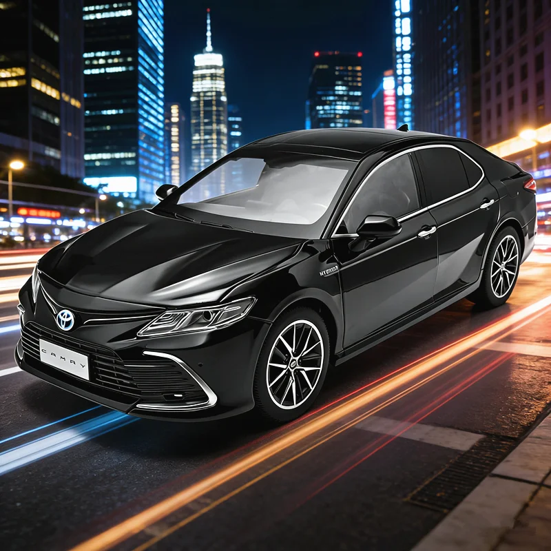 

New 1:18 Toyota Camry 2023 Alloy Miniature Car Model Diecast Metal Static Scale Model Car Collection Children Toy Car Vehicles