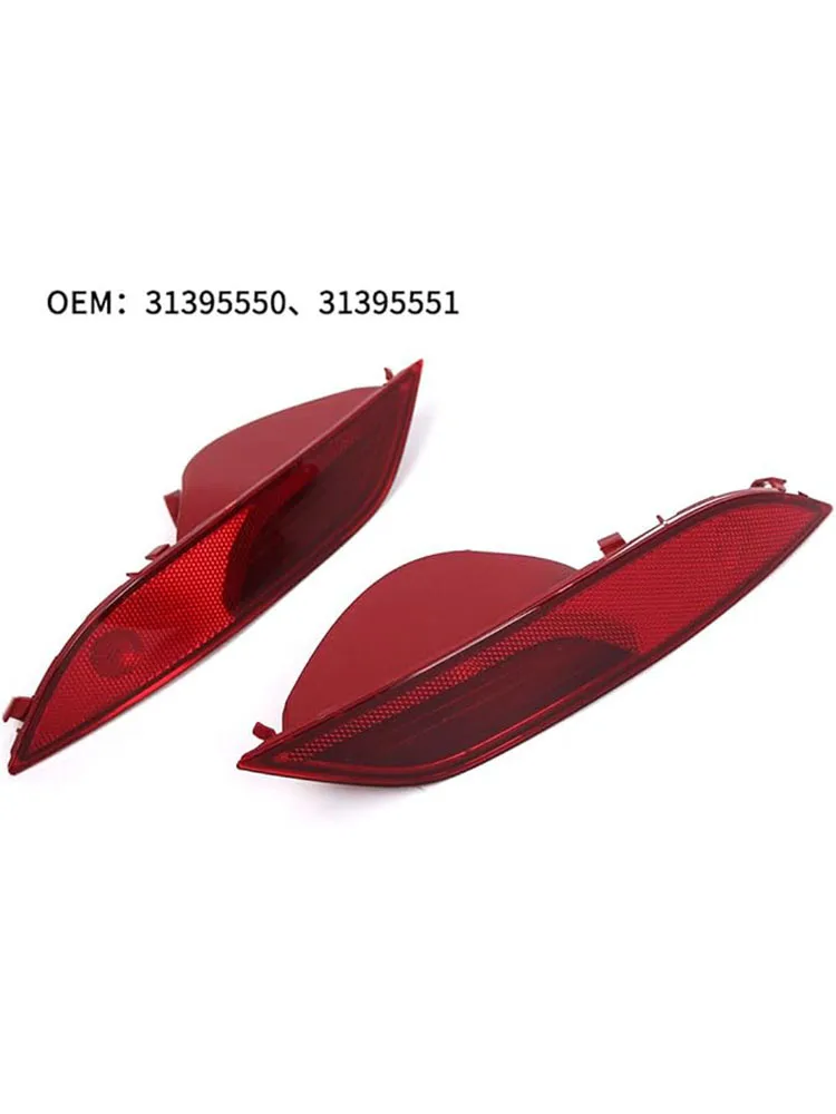 For Volvo V40 2013-2019 Years Left Right Rear Bumper Tail Light Reflector Lamp No Bulb 31395550 31395551 Car Accessories